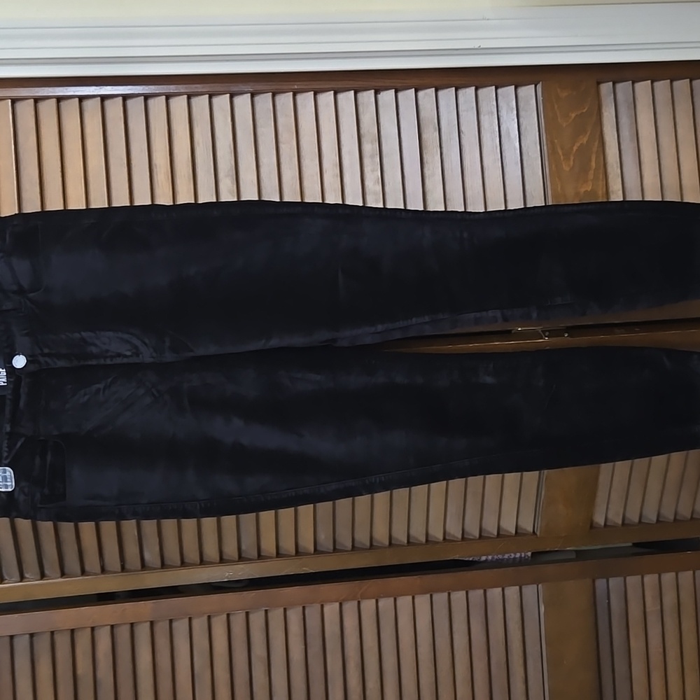 PAIGE Black Velvet Jeans